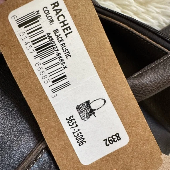 Bed Stu Rachel Tote Bag in Rustic Black NWT - Picture 3 of 10